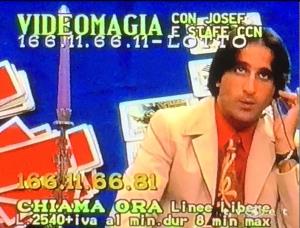 Tv Set Veneto Josef che conduce una diretta